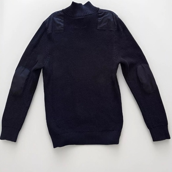 Buffalo David Bitton Commando Sweater Mens XXL Black Knit Extra Long Rocker City - Picture 3 of 11